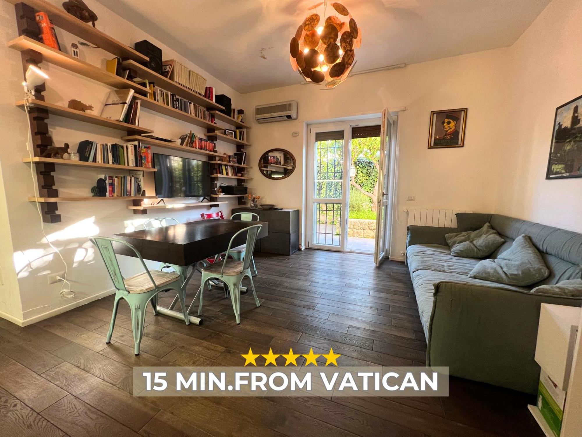 15 Min From The Vatican Wi-Fi And Garden Ngoại thất bức ảnh